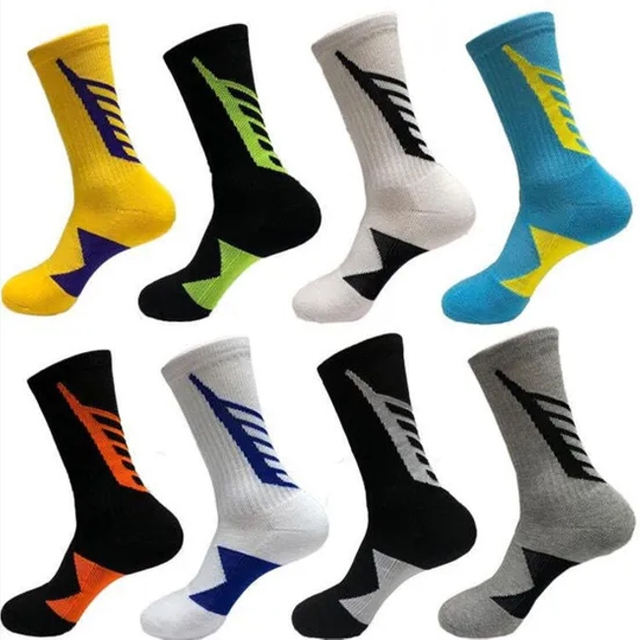 Quality Crew Fashion Grip Embroidery Women Compression Logo Print Men Designer Cotton Sport Custom Socks