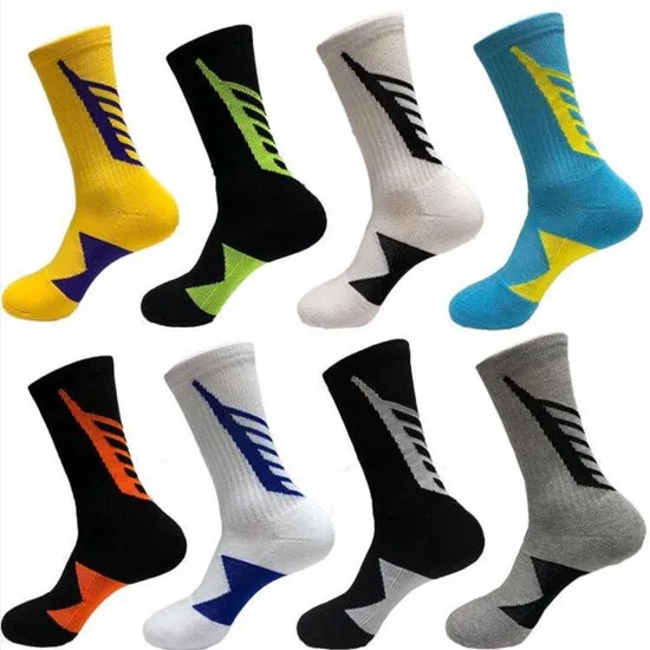 Quality Crew Fashion Grip Embroidery Women Compression Logo Print Men Designer Cotton Sport Custom Socks