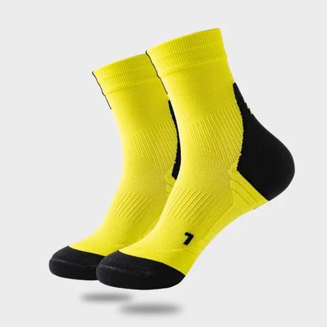 Custom Logo Nylon Compression Calcetines Football Athletic Sports Socks Manufacturers Customized Man Cotton Cycling Sports Socks