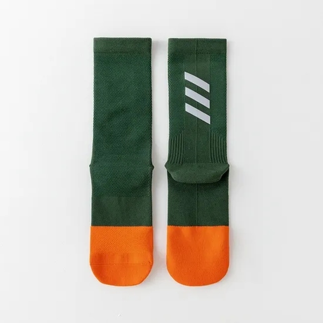 High Quality Quick Dry Custom Logo Socks Mountain Kids Bicycle Sports Socks Reflective Compression Bicycle Cycling Socks