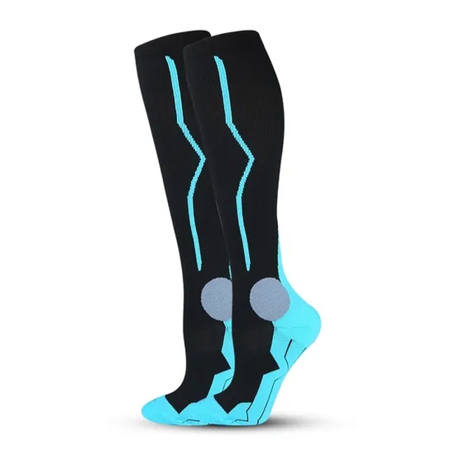 Dropship Compression Stockings 20-30 Mmhg Socks Fit for Outdoor Running Nurses Knee Stockings