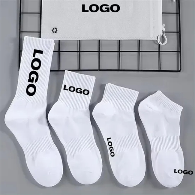 Quality Compression Ankle Brand Designer Mens Crew Unisex Sport Cotton Custom Logo Men Socks