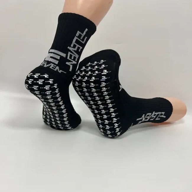 Custom Compression Socks Athletic Anti-Slip Grip Football Socks Short Sports Soccer Socks