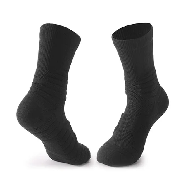 2025 Unisex Compression Socks, High-Quality Thick Cotton Printed Logo, Summer High Round Neck Ankle Sweatshirt, Customized Wholesale