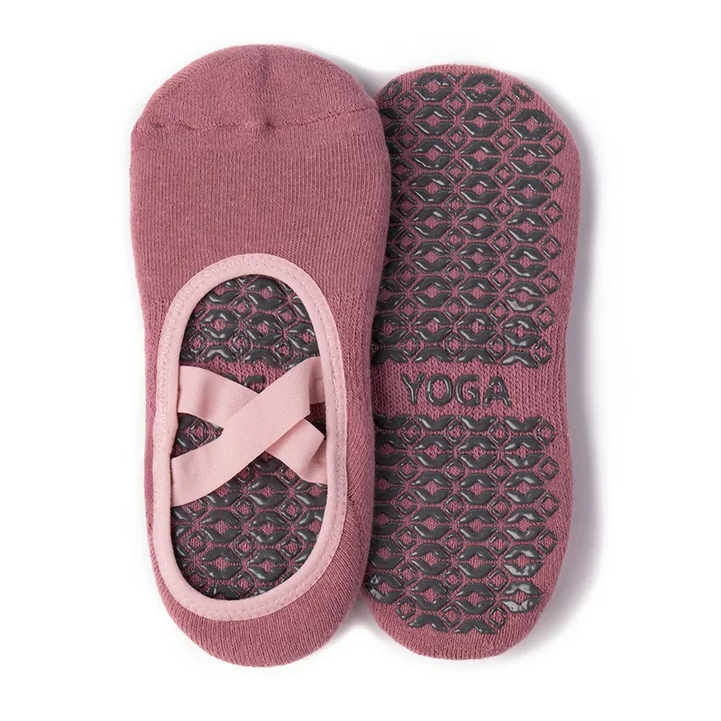 High Demand New Autumn Winter Terry Thickened Non-slip Sports Socks Yoga Pilates Socks for Women Indoor Dance Fitness Ballet 