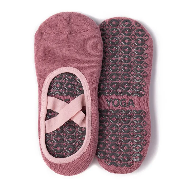 High Demand New Autumn Winter Terry Thickened Non-slip Sports Socks Yoga Pilates Socks for Women Indoor Dance Fitness Ballet 