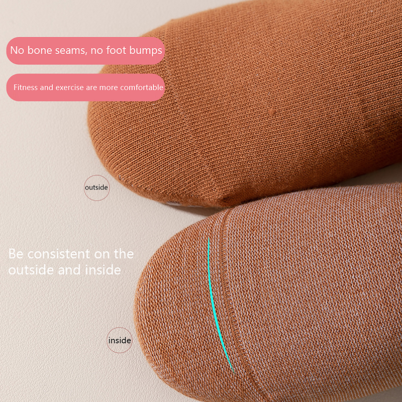Hot Product Cotton Breathable Mid-calf Yoga Socks Solid Color Striped Anti-slip Sports Socks Pilates Socks Dance Fitness 