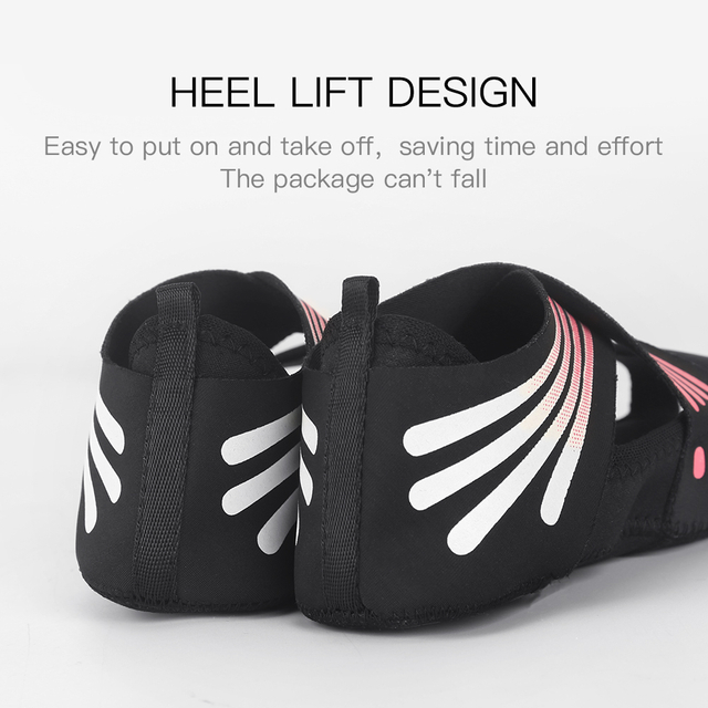 OEM Factory Professional Non-slip Gym Yoga Shoes Flat Soft Anti-slip Sole Ballet Fitness Dance Shoes Pilates Yoga Shoes 
