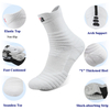 Bulk Purchase Men Sports Socks Shock-absorbing Cushion Terry Towel Basketball Cycling Running Hiking Tennis Socks for Women 