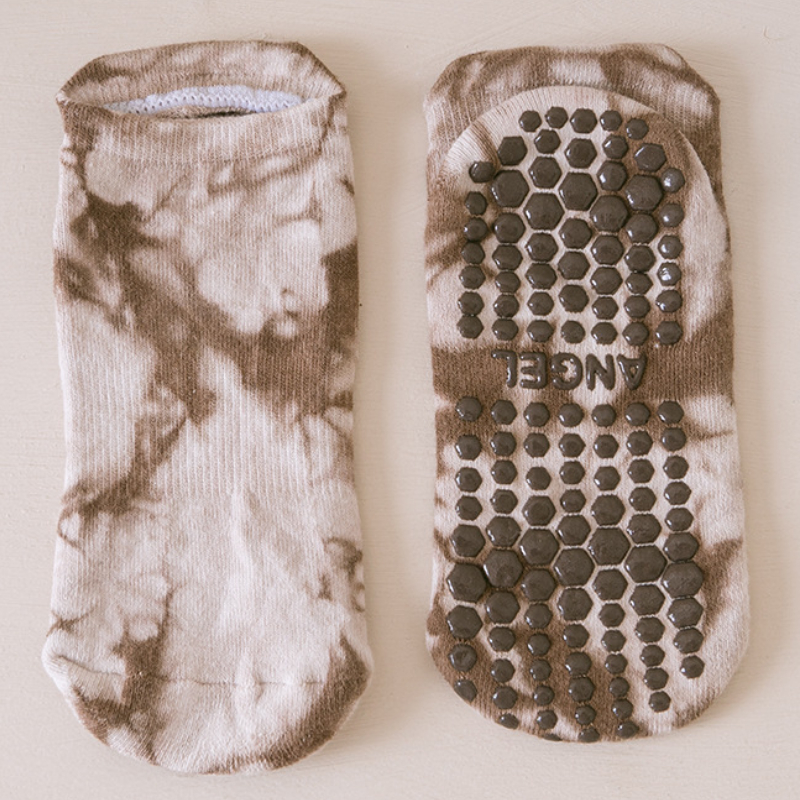 bulk purchase New Cotton Breathable Tie-dye Short Yoga Socks Pilates Socks Anti-slip Sports Socks Indoor Dance Fitness Training 