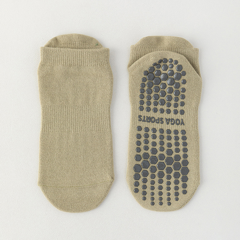 trendy item Women Anti-Slip Sock Trampoline Yoga Sock Cotton Breathable Short Socks Elasticity Sport Boy Girl Outside Sport 