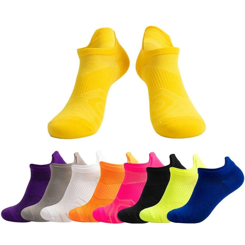 high-grade Men's Cotton Work Socks Cushioned Long Running Breathable Ankle Crew Socks Casual Socks for Men Cycling 