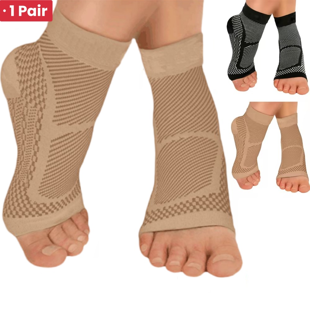 bulk purchase Sports Ankle Support Brace Compression Sleeve Plantar Fasciitis Sock for Achilles Tendonitis Joint Pain Swelling 