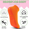 Affordable Option with Trampoline socks Non Grips Slip Yoga Socks Women Anti-Skid Socks Sticky Grippers Socks for Pilates 