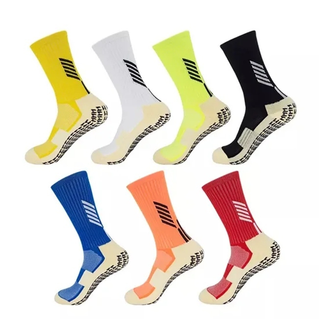 Wholesale Cheap Men Sport Cotton Crew Grip Anti-Slip Compression Fashion Printed Jacquard Knitted Ankle Basketball Long Football Cycling Socks