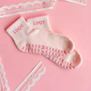 High Quality Women Grip Anti Slip Sports Non Slip Yoga Custom Athletic Crew Girl Cotton Pilates Socks