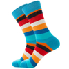 Make Your Own Custom Logo 100% Cotton Chaussette Business Men Crew Happy Funny Crazied Colorful Socks for Men