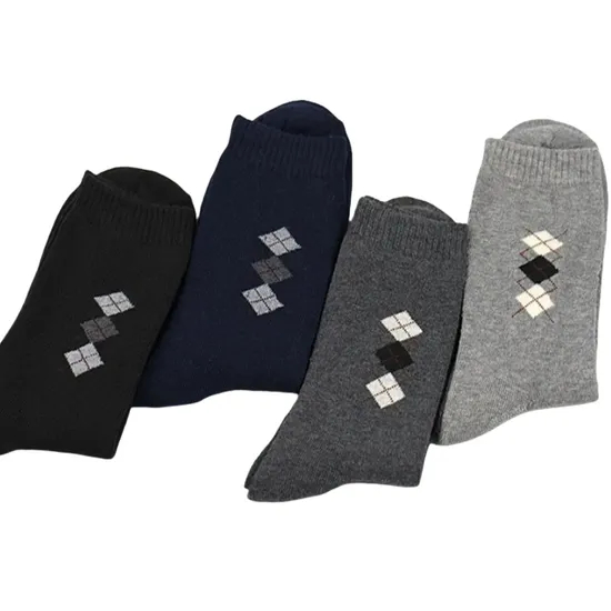 Socks for Men in Winter Anti-Slip Sports Fashion Custom Footwear Warm Socks
