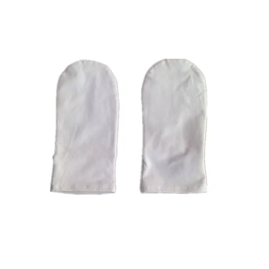 White Soft 100% Cotton Cosmetic Socks