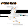 Custom Crew Breathable Bike Socks Professional Aero Cycling Socks
