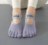 Yoga Ankle Indoor Anti Slip Professional Pilates Socks Custom Logo Yoga Socks Women Crew Non-Slip Socks with Grip