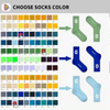 High Quality Custom Logo Socks Manufacturer Sokken Calcetines Sock-Stocking White Happy Funny Unisex Crew Sports Custom Design Cotton Men Socks
