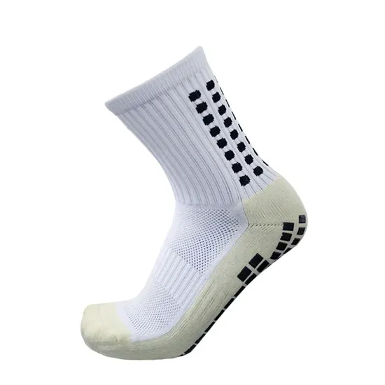 Custom Men Soccer Socks Crew Football Grip Sports Rubber Socks Anti Slip