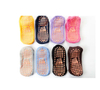 Factory Custom Logo Slipper Non Slip Skid Gripper Trampoline Socks for Adults Women Hospital Socks Yoga Socks Summer Knitted