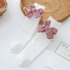 Fashion Four Seasons Wholesale Knee High Bowknot Child Baby Kids Girls Socks