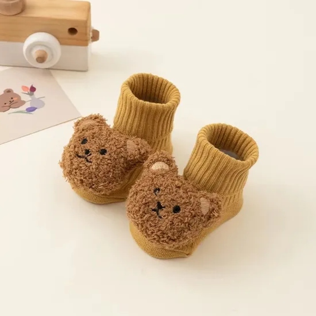 Cute Thickened Cotton Baby Floor Socks Shoes Anti Slip Baby Socks
