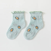Summer Thin Mesh Girls′ Socks Fruit Baby Cotton Socks
