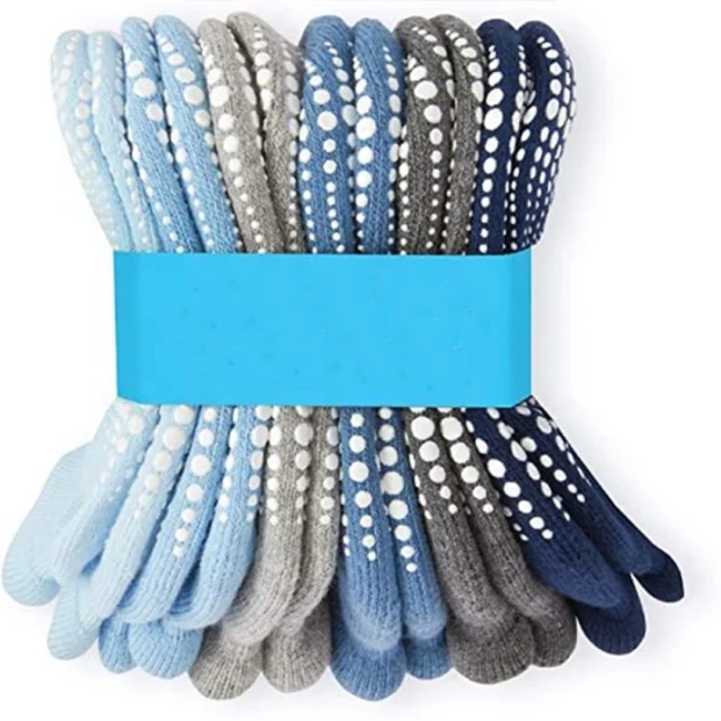Factory Custom Logo Baby %Cotton Cute Box Gift Grip Socks