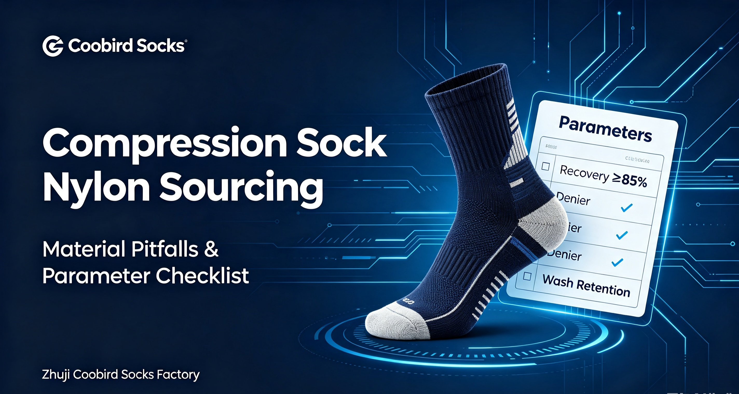 Compression Sport Socks: Highelastic Nylon Sourcing Pitfalls & Parameter Checklist