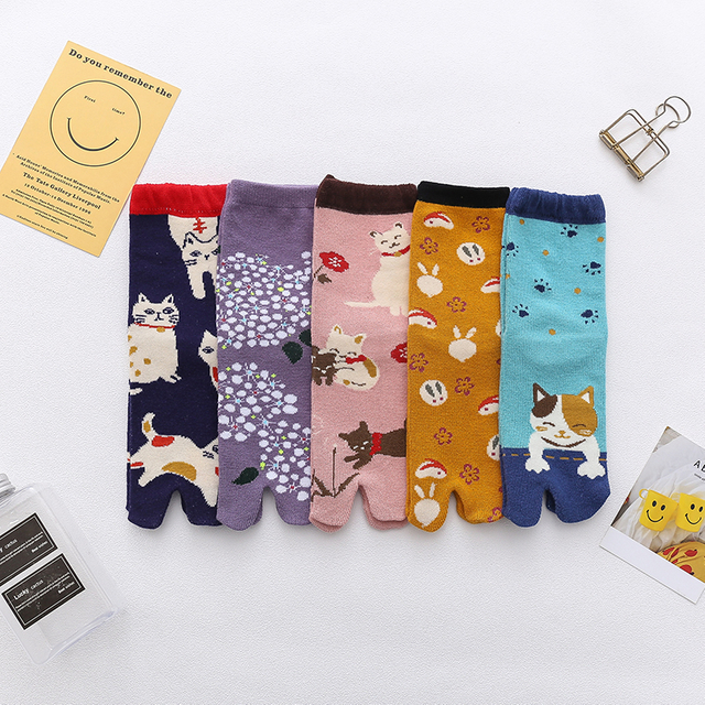 Custom Design Japanese toe socks tabi