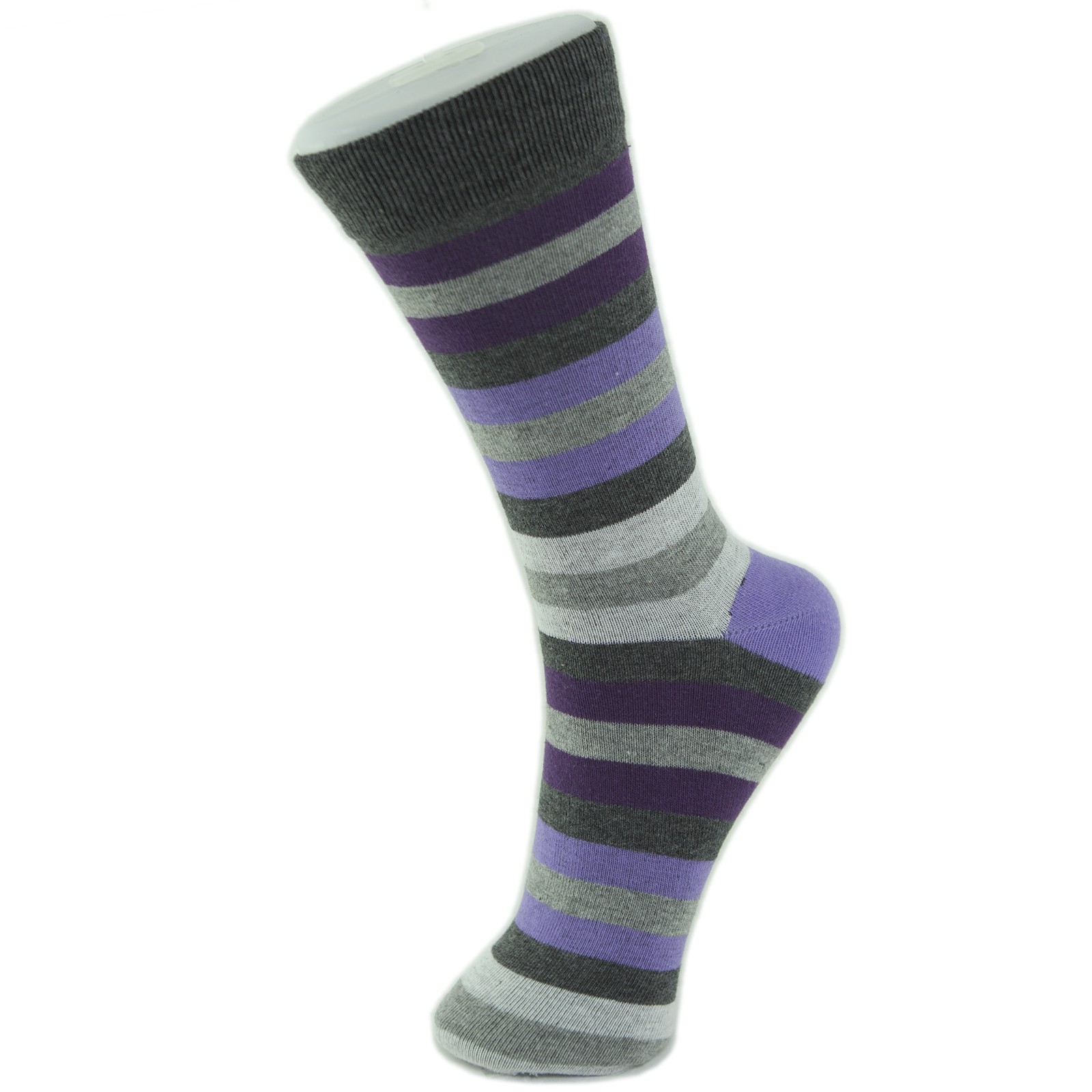 Custom-made Wholesale Design Various kinds mens colorful high quality striped pattern tube socks