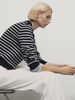 dropshipping Ethereal MD massidutti spring new style of women s casual commuter style striped slim fit crew neck sweater 