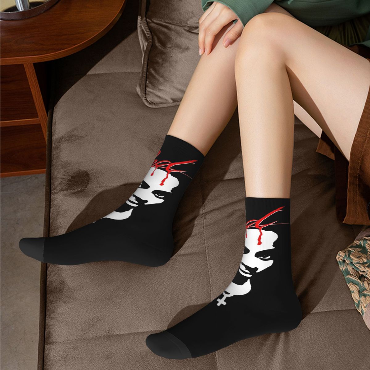  Hip hop Whole Lotta Red Playboi Carti Basketball Socks Polyester Long Socks for Unisex Sweat 