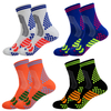 Full Customization women Winter Socks Warm Fluffy Contrast Color Striped Fleece Thicken Sleep Sock Fuzzy Plush House Sleeping 