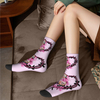  Crazy Design Cute Kitten Banana Cat Meme Basketball Socks Polyester Long Socks for Unisex Non 