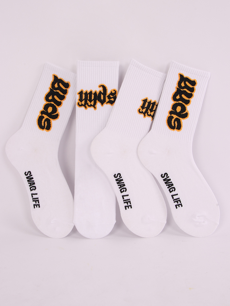  WRELS Men's Compression Socks Men Black Ankle Cotton Socks Herren Socken Basketball Sports Compression Sock for 