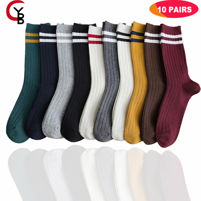 small batch orders women s Vintage Striped Ankle Socks Athletic Sport Casual Crew 