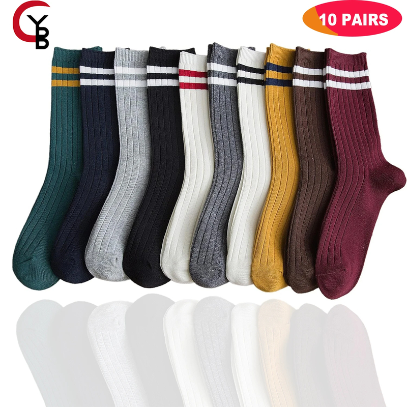small batch orders women s Vintage Striped Ankle Socks Athletic Sport Casual Crew 