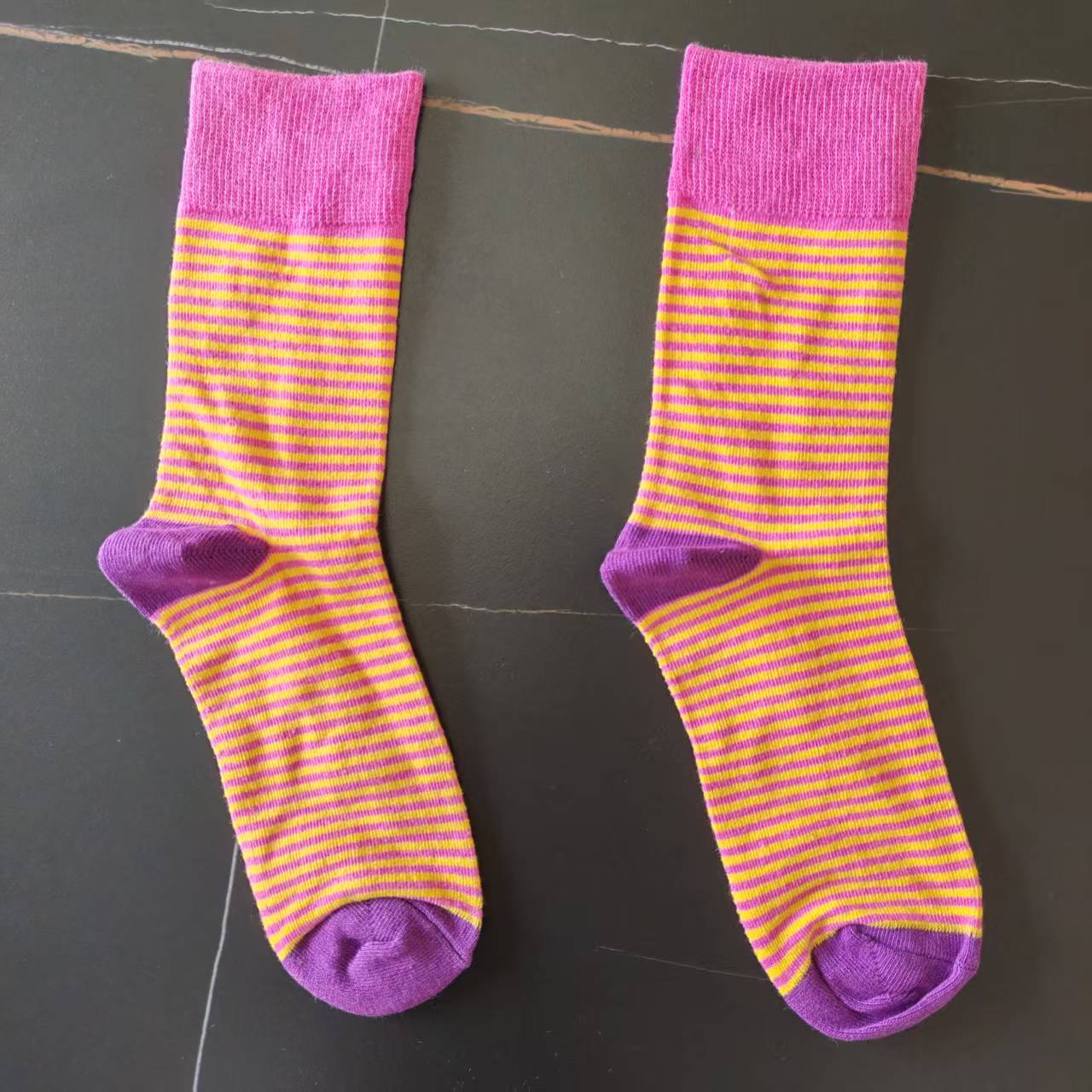 small batch orders Wave Stripes Cotton Socks women Solid Color Ankle Boot Styling Harajuku Christmas Girlfriend Gift Pink 