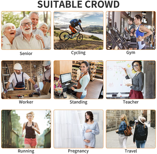 Bargain Compression Socks S XXL Medical Prevent Varicose Veins Toeless Support Hose for women 