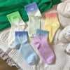 OEM Fashion Design Men Women Custom Cotton 5 Color Crew Sport Socks