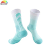 Customize and Wholesale Latest Gradient Color Cushion Bottom Athletic Crew Sports Sock in Many Colors at Low Prices