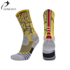 High Quality Custom Design Your Own Men Crew Sport Basketball Socks Athletic Logo Socks Customize