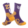 Fashion Casual Basketball Team Number Sports Crew Socks for Men