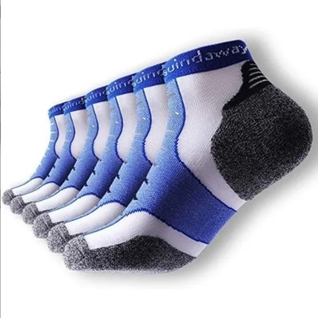 Quick-Dry Low-Cut Athletic Socks for Men Size 45-50