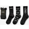 Custom Logo Packaging Anti Slip Grip Socks Non Slip Soccer Cotton Athletic Sport Football Crew Socks for Men